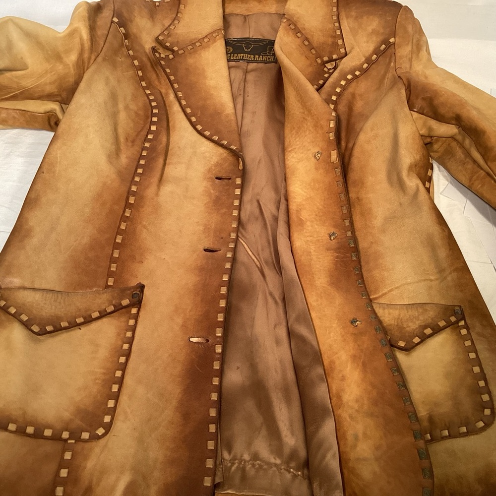 Vintage The Leather Ranch  Western Leather Jacket Women’s size medium - Picture 16 of 16